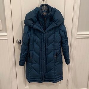 Gallery Teal Puffer Jacket